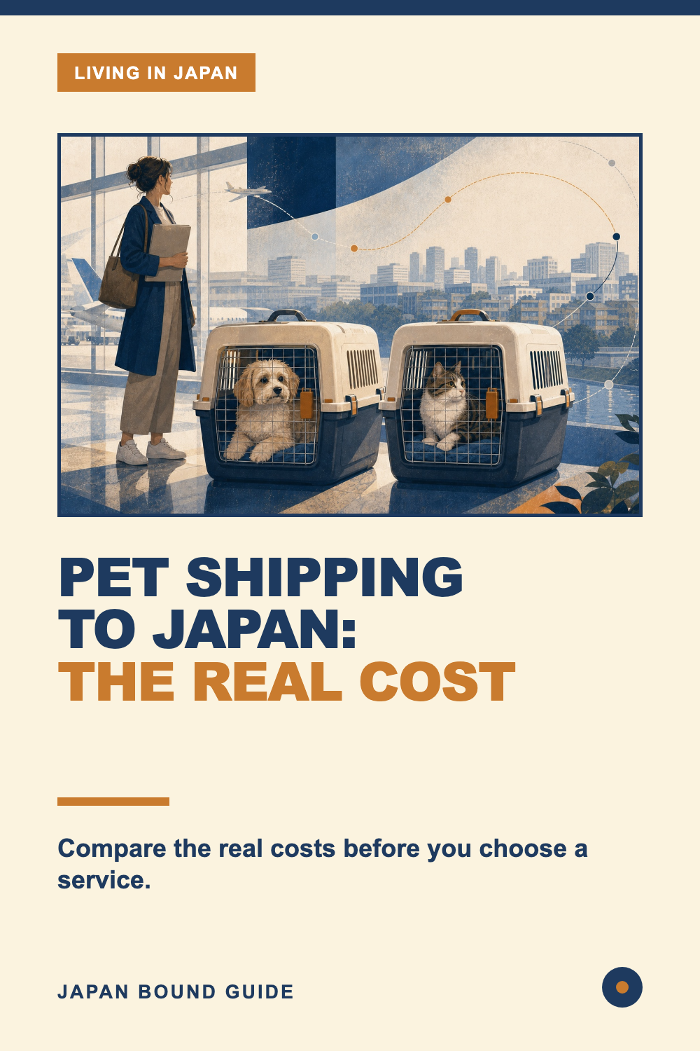 International Pet Shipping to Japan Pinterest pin