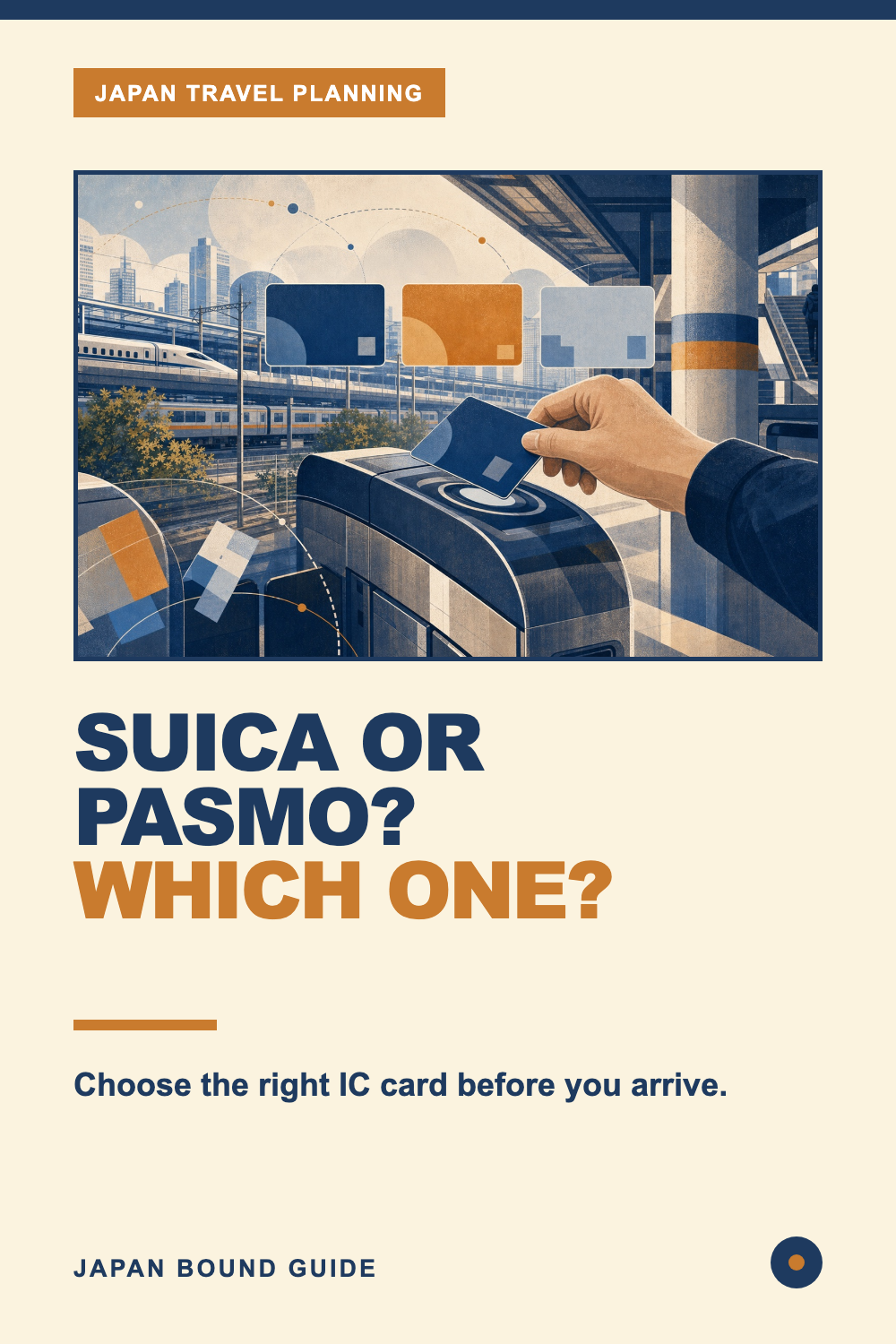 Suica PASMO or Welcome Suica Pinterest pin