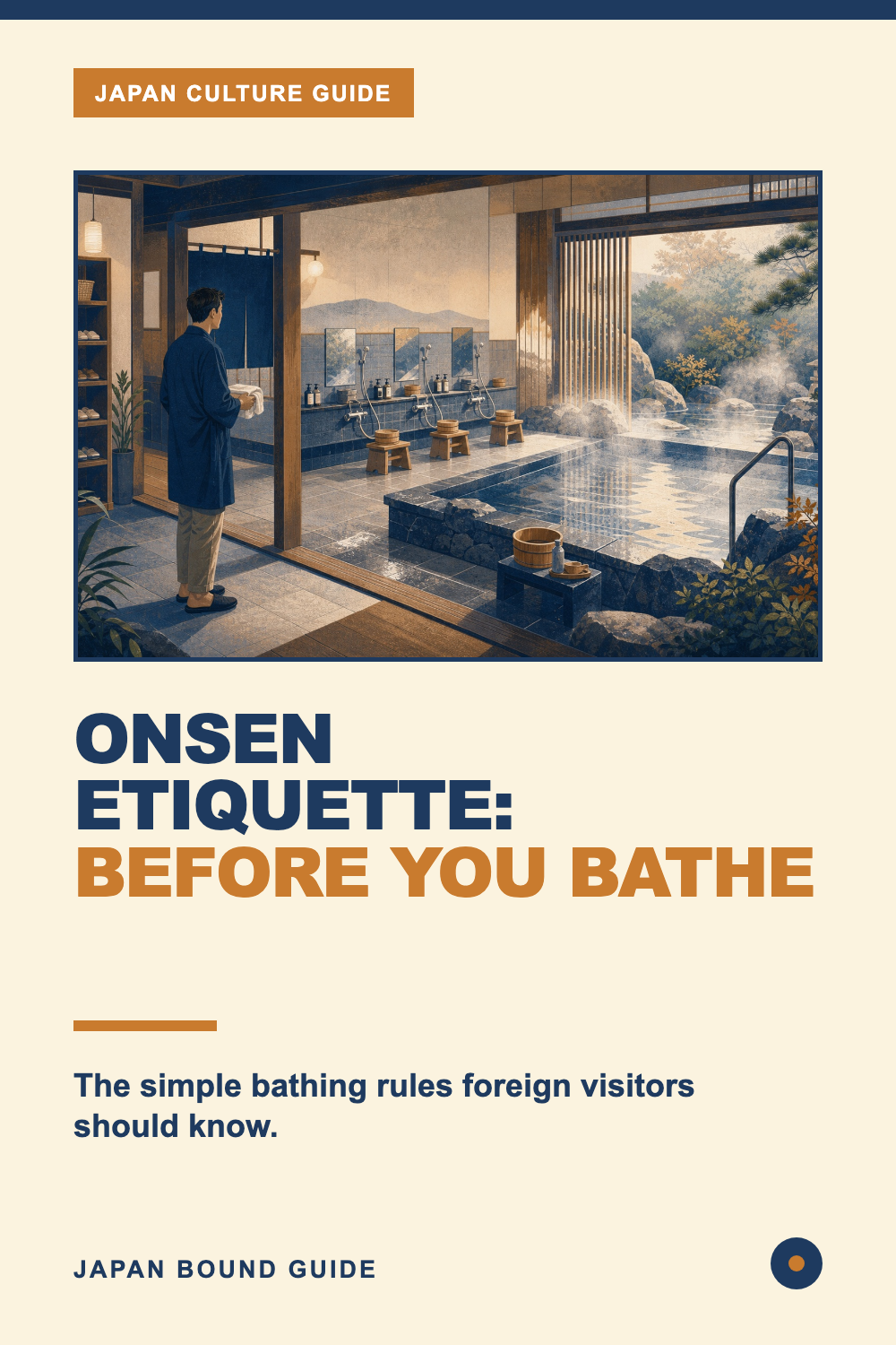 Onsen and Sento Etiquette Pinterest pin